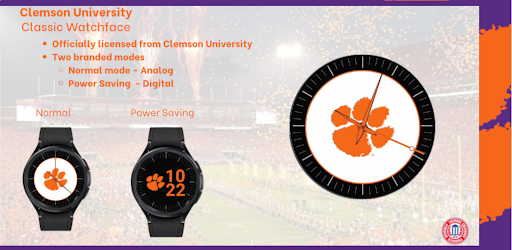 Clemson U Classic Watchface