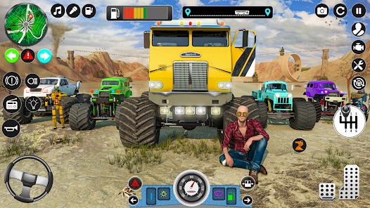 Monster Truck Stunts Racing 3D 1.32 APK + Mod (Unlimited money) for Android