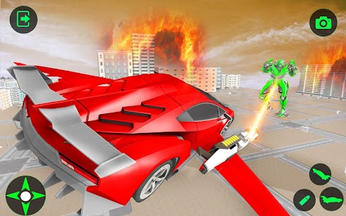 Flying Car Games – Super Robot Transformation Game 15
