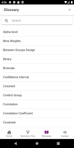 StatsGuru for SPSS Screen 3