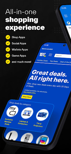 Android application Shop Share Anywhere screenshort
