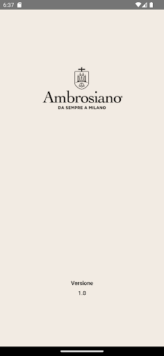 Android application Ambrosiano screenshort
