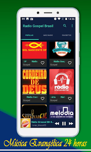 Android application Radio Gospel Brasil screenshort