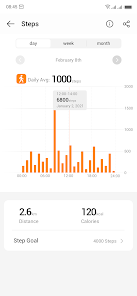 Imágen 3 My Health - steps,jogging android