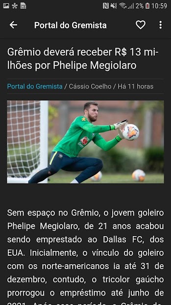 Screenshot 9 Grêmio FBPA Hoje android
