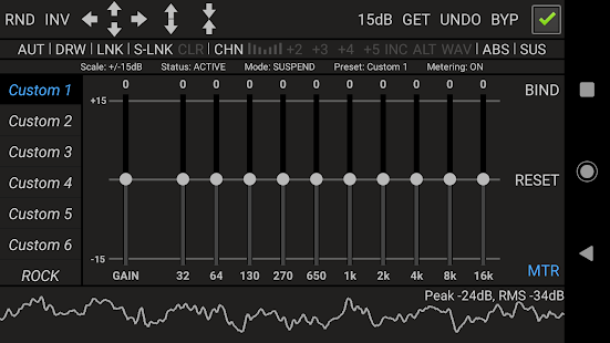 RE Equalizer Music Player Tangkapan layar