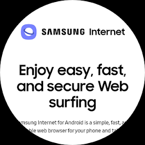 Samsung Internet, Aplicativos e Serviços