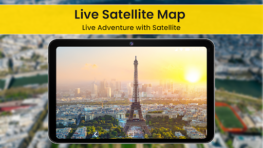Android application Live Earth Map: Route Planner screenshort