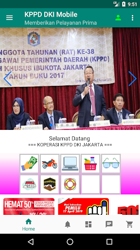 Android application KPPD DKI Mobile screenshort
