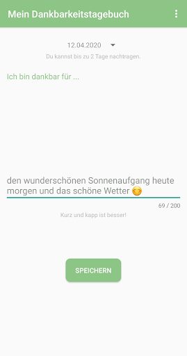 Mein Dankbarkeitstagebuch Screen 2