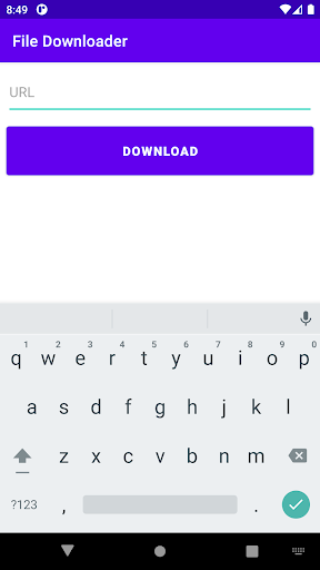 File Downloader Screen 2