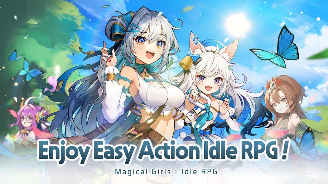 Magical Girls Idle - 2400gacha 1.8.1 APK + Mod (Mod Menu / High Damage / Weak enemy) for Android