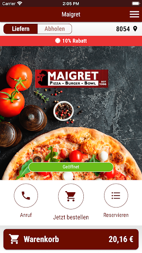 Android application Maigret screenshort