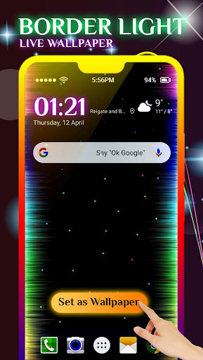 Android application Border Light 2021 : Edge Live screenshort