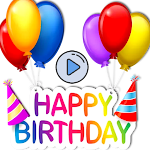Cover Image of Download Happy Birthday WAStickerApp  APK