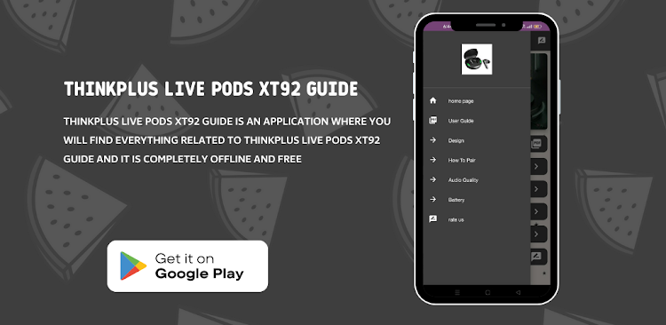 Thinkplus Live pods XT92 Guide - 1 - (Android)