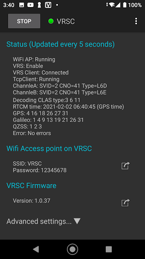 Android application Drogger VRSC screenshort