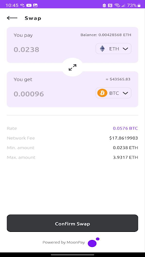 Koinfold™ 2.0 Wallet Screen 2
