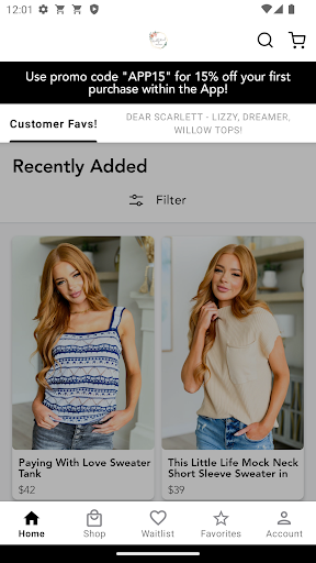 Android application MaddyMack Boutique screenshort