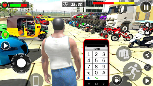 Android application Indian Bike Games- Driving 3D screenshort