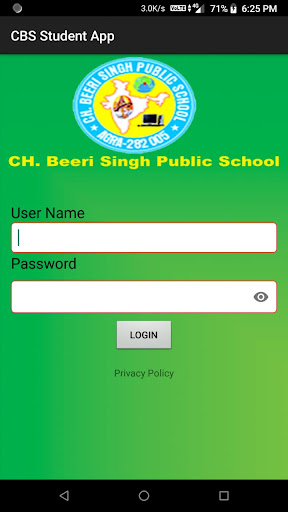 CBS Student App Screen 3