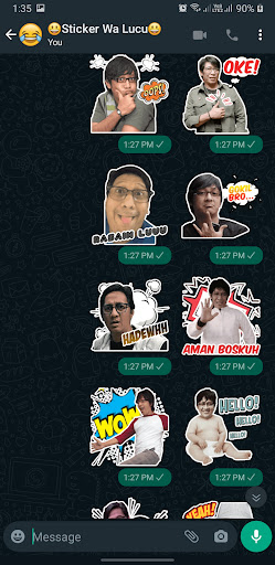 Stiker WA Lucu Ambyar Screen 3