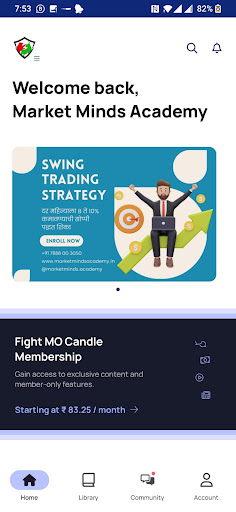 Android application Market Minds Academy screenshort