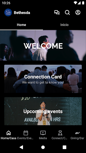 Android application Bethesda Church Sacramento screenshort