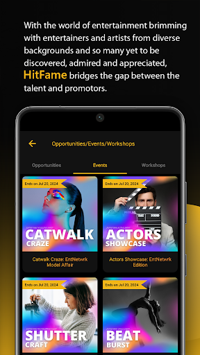 HitFame: Network & Jobs Screen 3