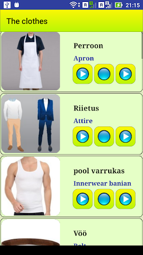 Learn Estonian language Screen 3