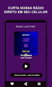 Rádio Light Mix 1.3 APK + Mod (Unlimited money) untuk android