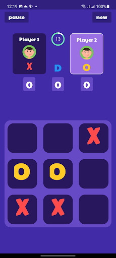 Android application TicTacToe - إكس أوو screenshort
