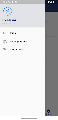 Android application B2Boot Conversaciones screenshort