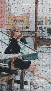 Taylor Swift Beauty Mock Jigsaw Puzzle – CA Go Canvas
