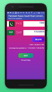 Pakistani Rupee Saudi Riyal Converter – PKR  SAR Apk Download 5