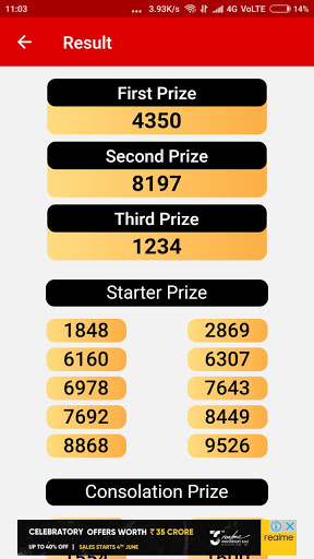 Android application Singapore Pools 4D Live screenshort