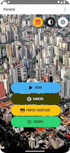 Android application Quiz Estado do Paraná screenshort