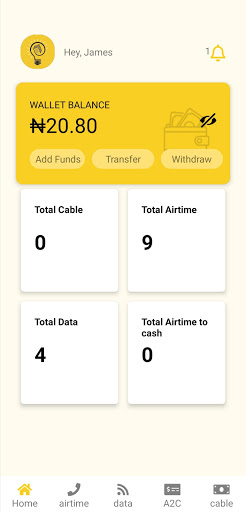 DotmanWallet - Sell ur airtime Screen 3