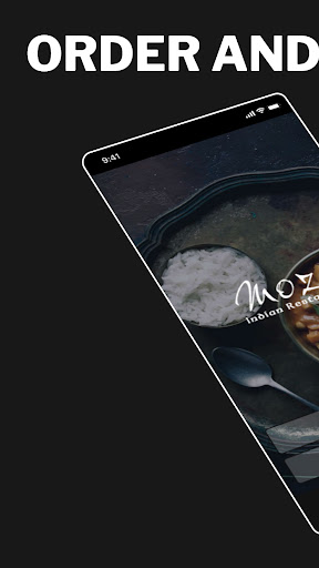 Android application Moza Restaurant screenshort