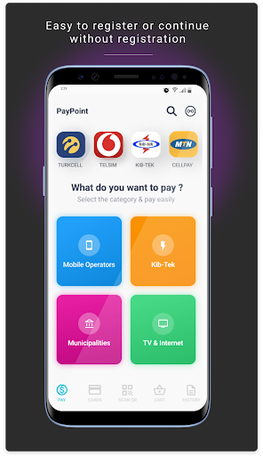 Android application Pay Point Cyprus screenshort