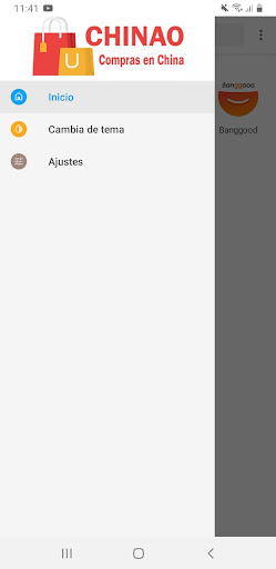 Android application Chinao Compras en China screenshort