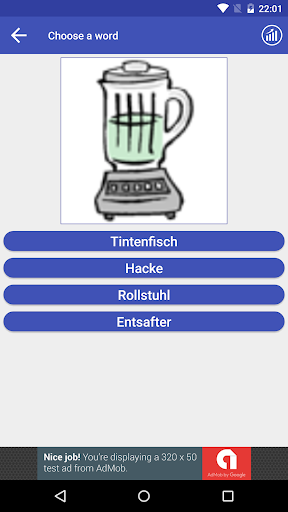 Android application Learn German screenshort