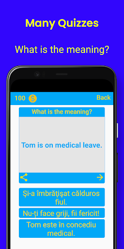 Romanian Phrases Screen 3