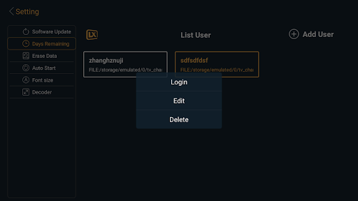 Lxtream Player 1.2.6 Screenshots 16