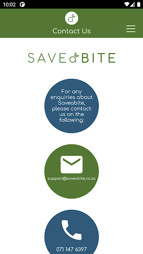 Android application Saveabite Trader screenshort
