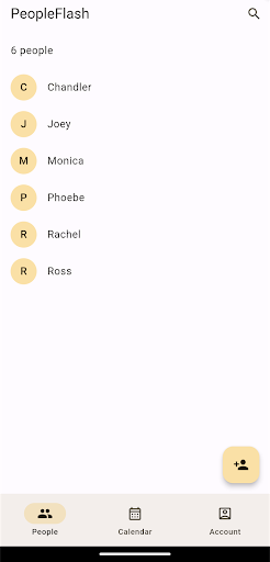 Android application PeopleFlash - Family Tree Plus screenshort