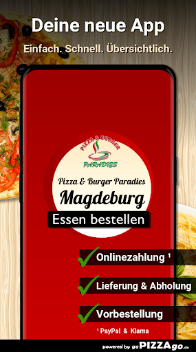Android application Burger Paradies Magdeburg screenshort