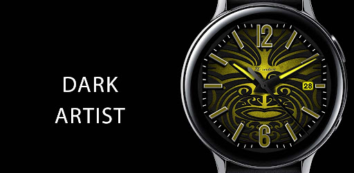 Android application Dark Artist FC Watch Face screenshort