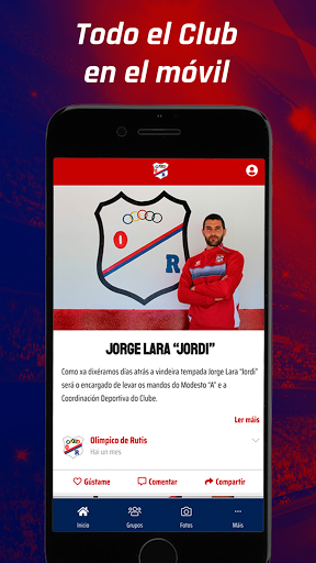 Android application Olímpico de Rutis screenshort