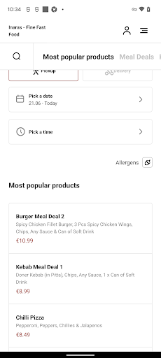 Inaras - Fine Fast Food Screen 3